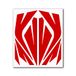 Quattroerre 4006 sticker reflecterende Bici Time Reflex Tab, rood