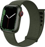 Strap-it nylon loop bandje - legergroen - Apple Watch 42-44 / 45-49mm