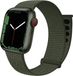 Strap-it nylon loop bandje - legergroen - Apple Watch 42-44 / 45-49mm