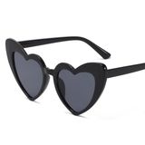 New Age Devi Zonnebril - Hartjes zonnebril - Hartshaped glasses - Festivalbril - Festival - Partybril - Zwart - One size