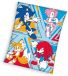 Sonic Coral fleece plaid - 130 x 170 cm