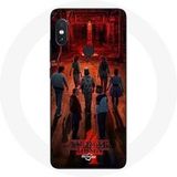 Maniacase Hoesje voor Xiaomi Redmi Note 5 Pro Stranger Things Poster Crew Fan Art Seizoen 4