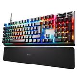 SteelSeries Apex Pro Gen 3 - HyperMagnetic Gaming Keyboard - OmniPoint 3.0 Switches - Adjustable Activation - Rapid Trigger - Rapid Tap/SOCD - OLED - RGB - PBT Keycaps - USB-C - UK Layout QWERTZ