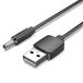 Converter, USB naar 3,5 mm jackstekker, 1,5 m lengte, zwart, ideaal voor audio, compatibel met elektronische apparaten