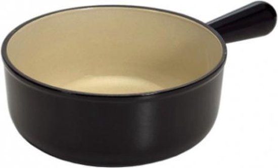 Le Creuset Fonduepan Tradition - Mat Zwart - 20 cm / 1.9 liter