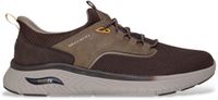 Skechers Hands-Free Slip-In Arch Fit Crosser heren sneaker - Bruin - Maat 44
