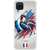 Coq francais Verstevigd hoesje met sublimatie bedrukking, compatibel met Samsung Galaxy A12