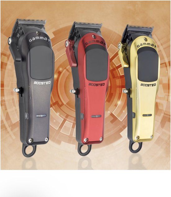 Gamma+ Boosted Professional Clipper - Gold - Men's Hair Clipper