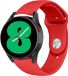 Strap-it Sport horlogebandje - Rood - Siliconen - Geschikt voor Samsung Galaxy Watch 4/5/6/7