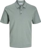 Jack & Jones Poloshirt Jjeemil Knit Relaxed Polo Ss Sn 12268216 Iceberg Green Mannen Maat - M