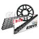 Kettingset DID Kettingset staal 630VS / 100 klinknagel slot voor Kawasaki GPZ Unitrack 1100 cc Bj. 1983-1986