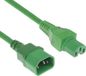 ACT Netsnoer C14 - C15 groen 0,6 m AK5302