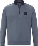 Jan Vanderstorm heren Sweatshirt - 64/66 - blauw - Plus Size