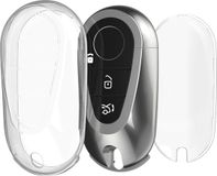 kwmobile Autosleutel Hoesje Compatibel Met Mercedes Benz 3-knops Autosleutel Smart - Transparant