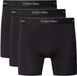 Calvin Klein Boxer Brief 3Pk Zwart Katoen/Elastaan Heren L