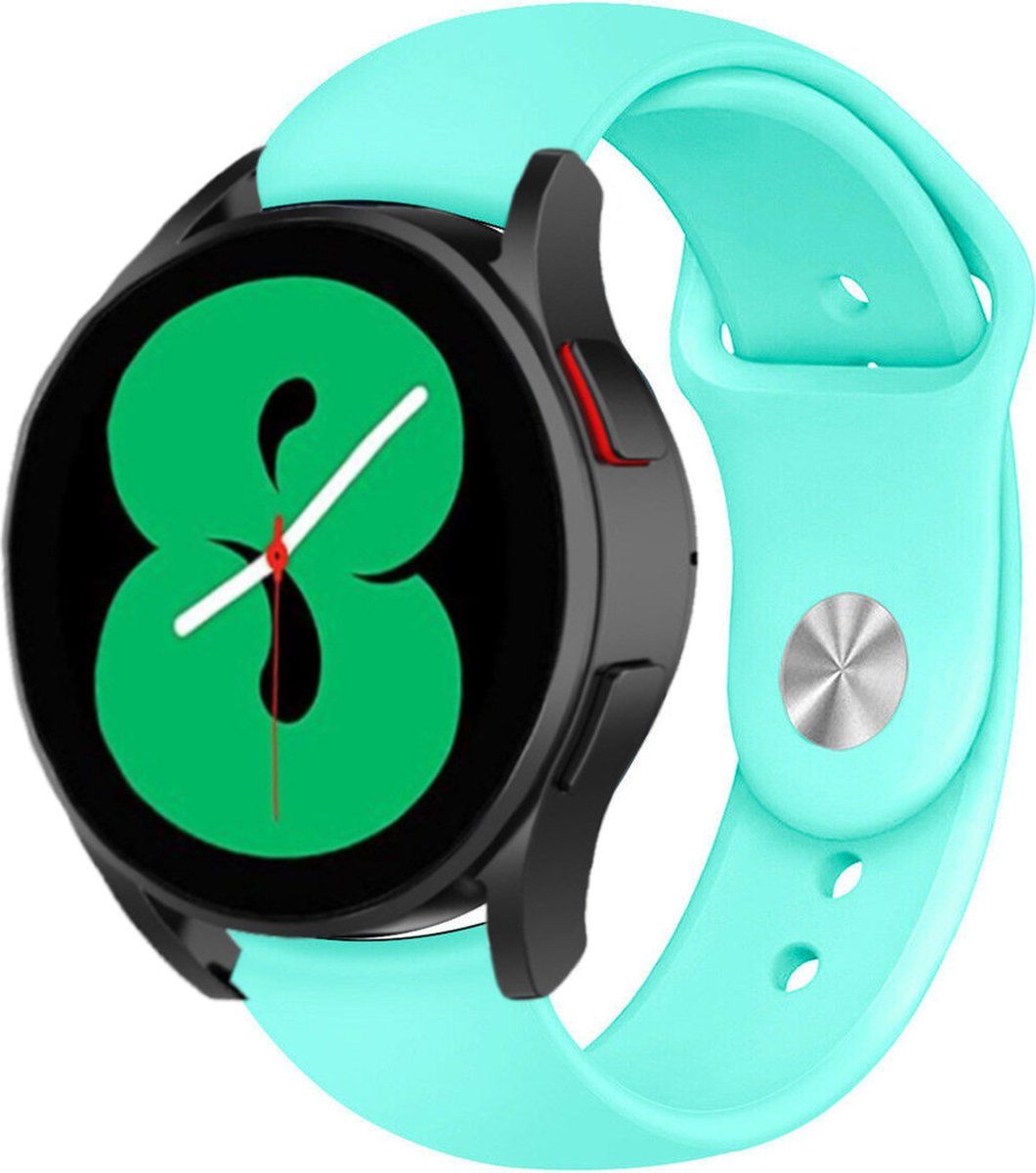 Strap-it Samsung Galaxy Watch 4 - 40mm sport band - Aqua