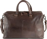 Harold's Leren Business tas Laptoptas met laptopvak Caugio Businessbag Brown Donkerbruin