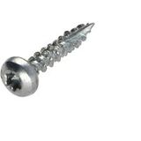 Vis Express Vis Bois Agglo Tête Ronde Tr Torx T15 3.5x16 Filetage Total Pointe Antifendage Cut Type 17 Acier Zingué-30 Pièces