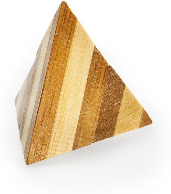 Eureka 3D Bamboo Breinpuzzel Pyramid