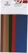 Rayher Kaarsen wasfolie country kleuren 6x 20x6,5 cm