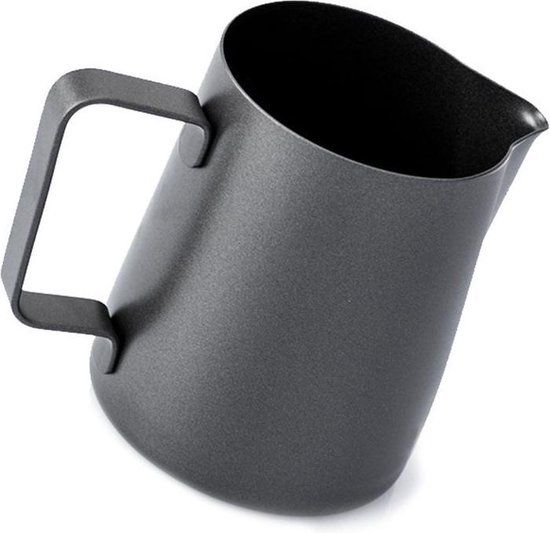 Krumble Melkkannetje 300ml RVS Antraciet/Zwart