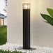 Lucande - Tuinpad verlichting - 1licht - Aluminium, kunststof - H: 70 cm - E27 - antraciet