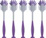 DID Brosse à vaisselle avec ventouse - 5x - plastique - violet