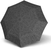 Knirps Timber Fashion Duomatic Charleston Zwart Paraplu