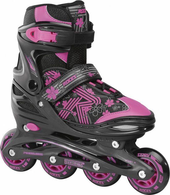 Roces Jokey 3.0 Inline Skates - Kinderen - Verstelbaar - Zwart/Roze - Maat 38-41