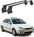 Omac Barres de toit transversales en acier pour Ford Focus I Break 1998-2005 – Antivol inclus – Testées City Crash – Din 75302:2019 – Iso/pas 11154:2006 – Charge max 50 kg noir
