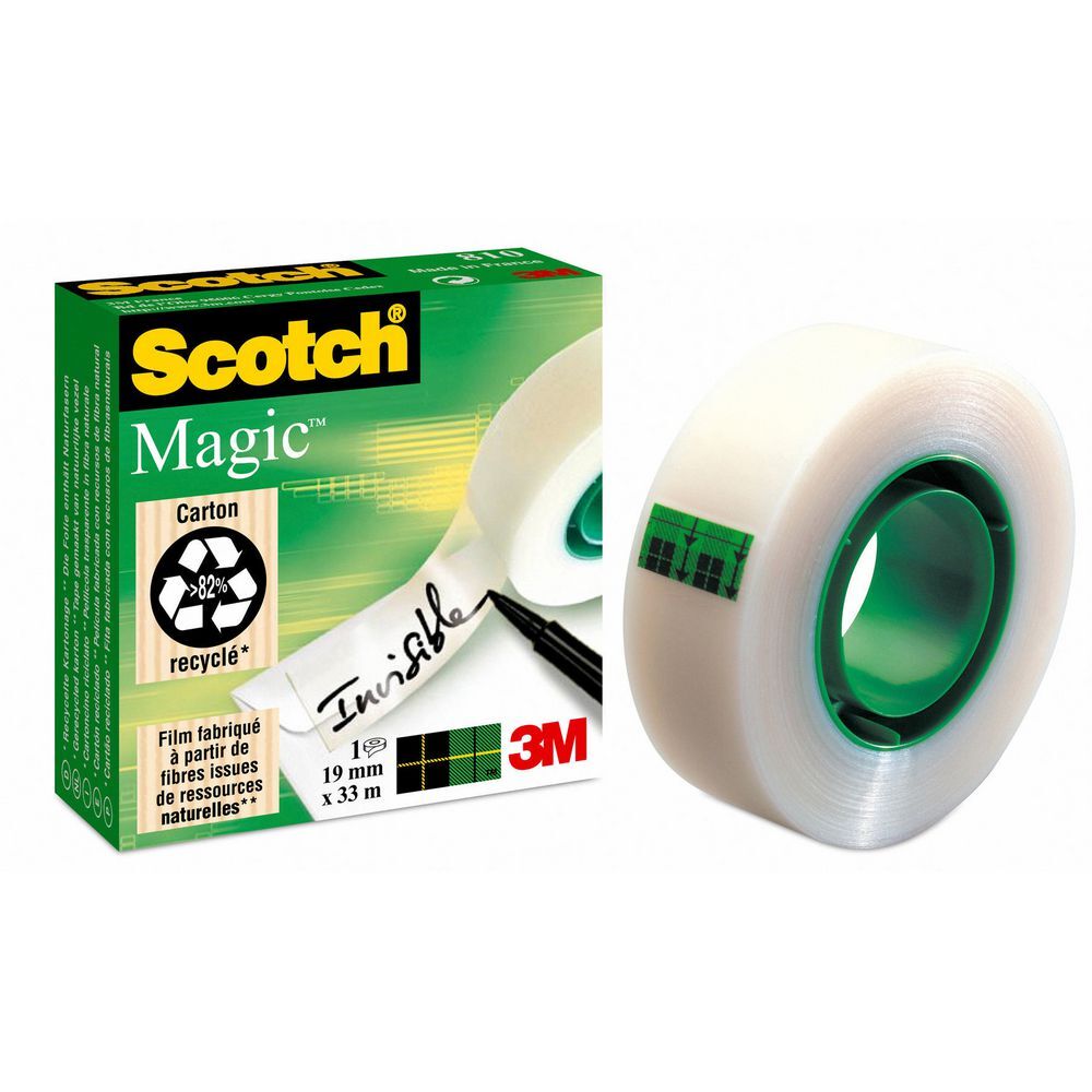 Scotch Magic Tape Transparant 19mm x 33m
