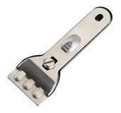 KitchenCraft schraper voor keramische kookplaat, roestvrij staal, zilver, 28 x 28 x 30 cm