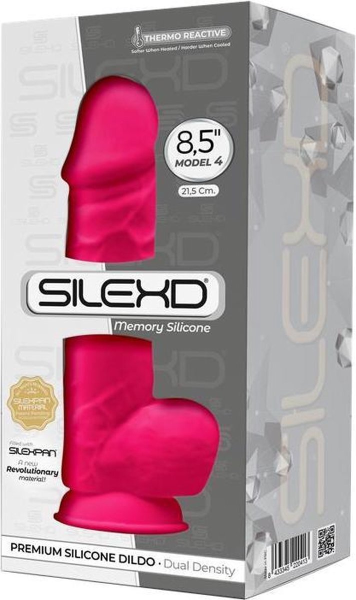 Silexd Dildo Dual Density Mod. 4 - 8.5 Pink