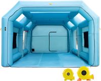 VEVOR Draagbare Opblaasbare Spuitcabine, 7 x 4 x 2,5 M