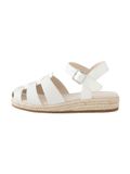 Next - Meisjes - Fisherman-sandalen met sleehak - Wit