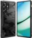 Ringke Fusion X | Hoesje Geschikt voor Samsung Galaxy S25 Ultra | Back Cover | Militaire Standaard | Design Camo Zwart
