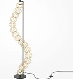 Maytoni Vloerlamp Golden Cage Goud 155 cm 3000K