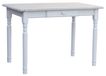 Table de salle à manger en chêne massif avec tiroir