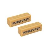POWERTEC 71424V Schurende Reinigingsstok voor Schuren Riemen & Schijven | Natuurrubber Eraser - Houtbewerking Winkel Gereedschap voor Schuren Perfectie, 2 PK