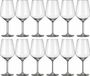 Royal Leerdam Wijnglazen Carre - 18 stuks - witte wijn - 370 ml