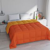 Italian Bed Linen ELEGANT Winter Dekbed, Oranje/Geel, 260x260cm