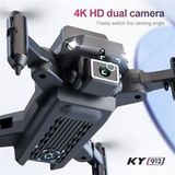 SZSMART KY912 Mini drone à évitement d'obstacles (4K - autonomie : 12 min - Blanc)