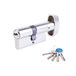 Tesa Assa Abloy T65B5535N veiligheidscilinder, standaard T60, vernikkeld, 55 x 35 mm, lange lage druk