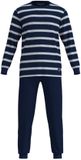TOM TAILOR Pyjamaset Lang Stripes Blauw & Wit Unisex XXL