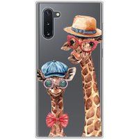 Samsung Galaxy Note 10 Grappige Giraf Siliconen hoesje