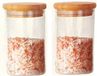 Vip Ahmet 2x Pots à épices avec bouchons en liège hermétiques 500ML Borosilicate pour huile et vinaigre