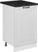Vicco Keukenonderkast R-Line, Wit landelijk/Wit, 50 cm antraciet werkblad