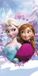 Disney Frozen Anna en Elsa Strandlaken 70 x 140 cm