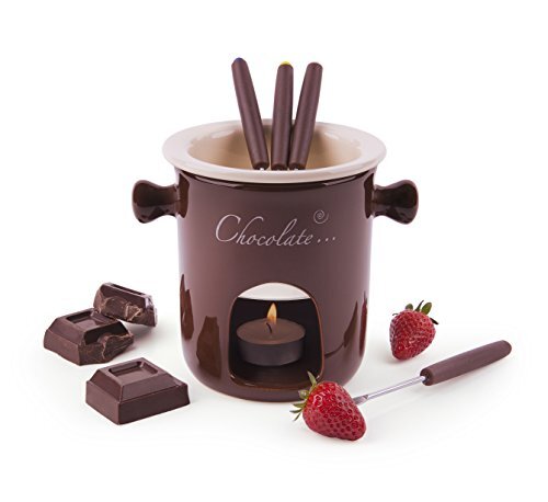 Excelsa Chocolate Chocolate 7-delig, roestvrij staal, bruin, 12 x 12 x 13,5 cm, 7 stuks