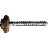 Reisser-Schraubentechnik 02570/6 RAL8014 sepiabrun spenglerschroef 4,5X 35 TX20 roestvrij staal A2 kop gecoat Inhoud: 200 stuks
